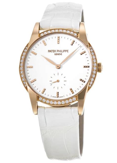 patek philippe ladies rose gold calatrava 7122 200r-001 review|Patek Philippe Calatrava Ladies Hand Wond Leather Watch 7122 .